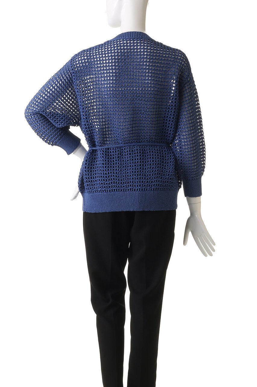 【ハウス オブ ロータス/HOUSE OF LOTUS】のペーパーポリエステルボタンレスカーディガン 人気、トレンドファッション・服の通販 founy(ファニー) 　ファッション　Fashion　レディースファッション　WOMEN　トップス・カットソー　Tops/Tshirt　ニット　Knit Tops　カーディガン　Cardigans　カーディガン　Cardigan　ペーパー　Paper　メッシュ　Mesh　NEW・新作・新着・新入荷　New Arrivals　other-4|ID: prp329100004560549 ipo3291000000032244318