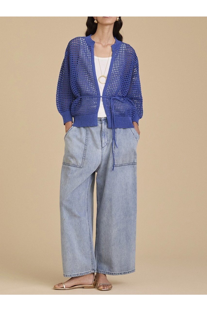 【ハウス オブ ロータス/HOUSE OF LOTUS】のペーパーポリエステルボタンレスカーディガン 人気、トレンドファッション・服の通販 founy(ファニー) 　ファッション　Fashion　レディースファッション　WOMEN　トップス・カットソー　Tops/Tshirt　ニット　Knit Tops　カーディガン　Cardigans　カーディガン　Cardigan　ペーパー　Paper　メッシュ　Mesh　NEW・新作・新着・新入荷　New Arrivals　other-7|ID: prp329100004560549 ipo3291000000032244321