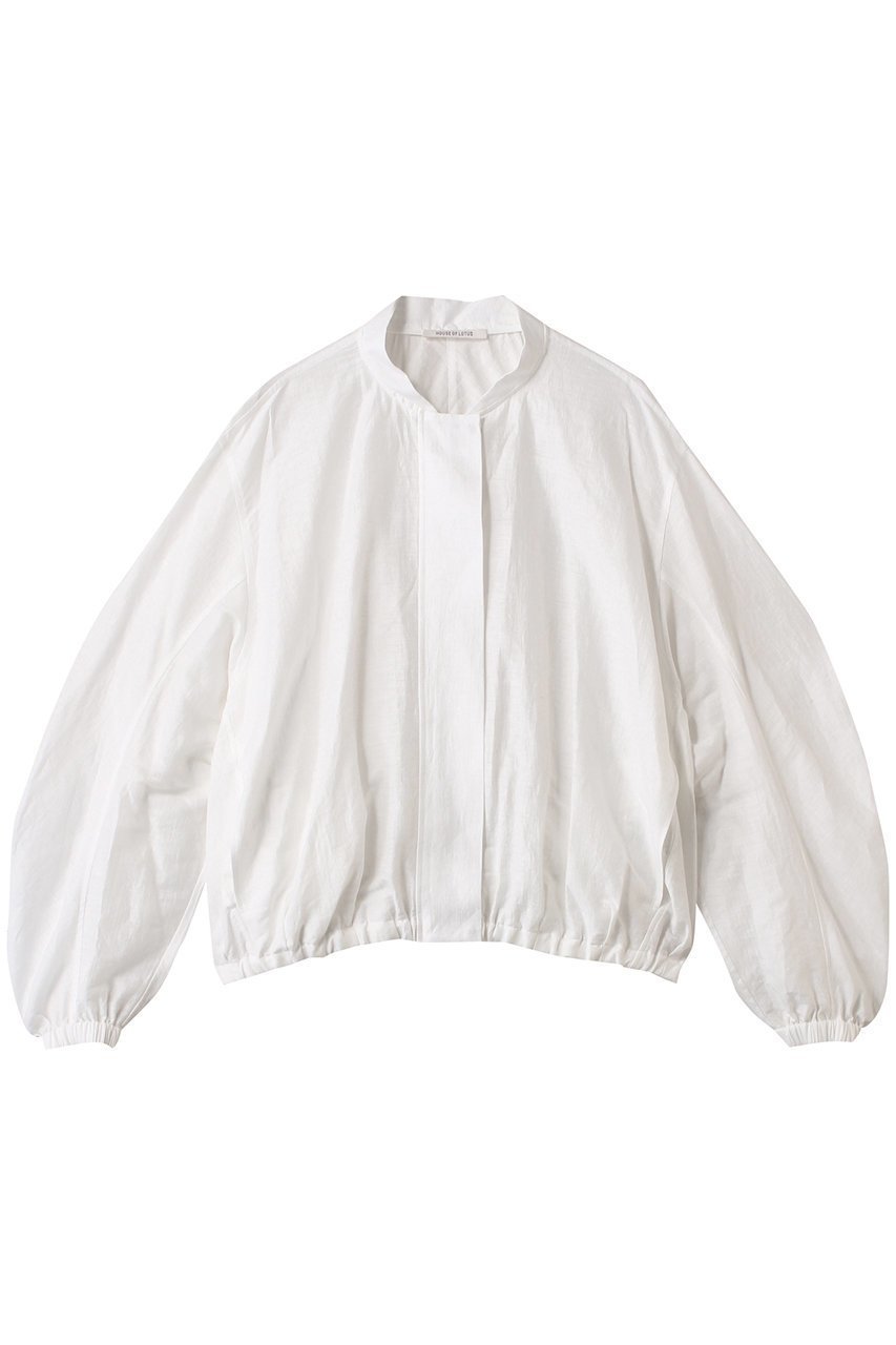 【ハウス オブ ロータス/HOUSE OF LOTUS】のMA1ブルゾン インテリア・キッズ・メンズ・レディースファッション・服の通販 founy(ファニー) 　ファッション　Fashion　レディースファッション　WOMEN　アウター　Coat Outerwear　ジャケット　Jackets　ブルゾン　Blouson/Jackets　ギャザー　Gather　ジャケット　Jacket　フェミニン　Feminine　ブルゾン　Blouson　ミックス　Mix　リネン　Linen　夏　Summer　NEW・新作・新着・新入荷　New Arrivals　アイボリー|ID: prp329100004560550 ipo3291000000032244324