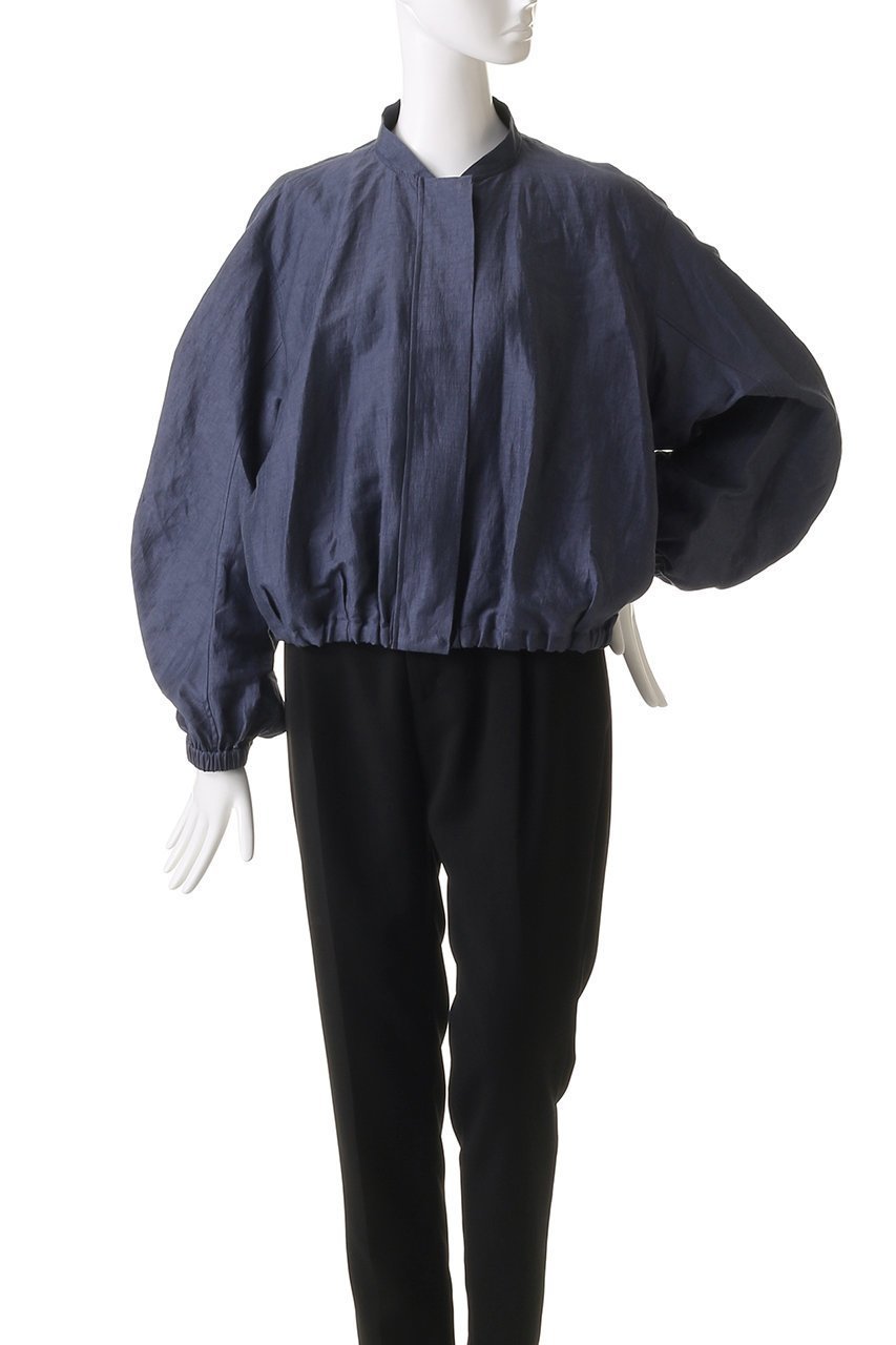 【ハウス オブ ロータス/HOUSE OF LOTUS】のMA1ブルゾン 人気、トレンドファッション・服の通販 founy(ファニー) 　ファッション　Fashion　レディースファッション　WOMEN　アウター　Coat Outerwear　ジャケット　Jackets　ブルゾン　Blouson/Jackets　ギャザー　Gather　ジャケット　Jacket　フェミニン　Feminine　ブルゾン　Blouson　ミックス　Mix　リネン　Linen　夏　Summer　NEW・新作・新着・新入荷　New Arrivals　other-2|ID: prp329100004560550 ipo3291000000032244326