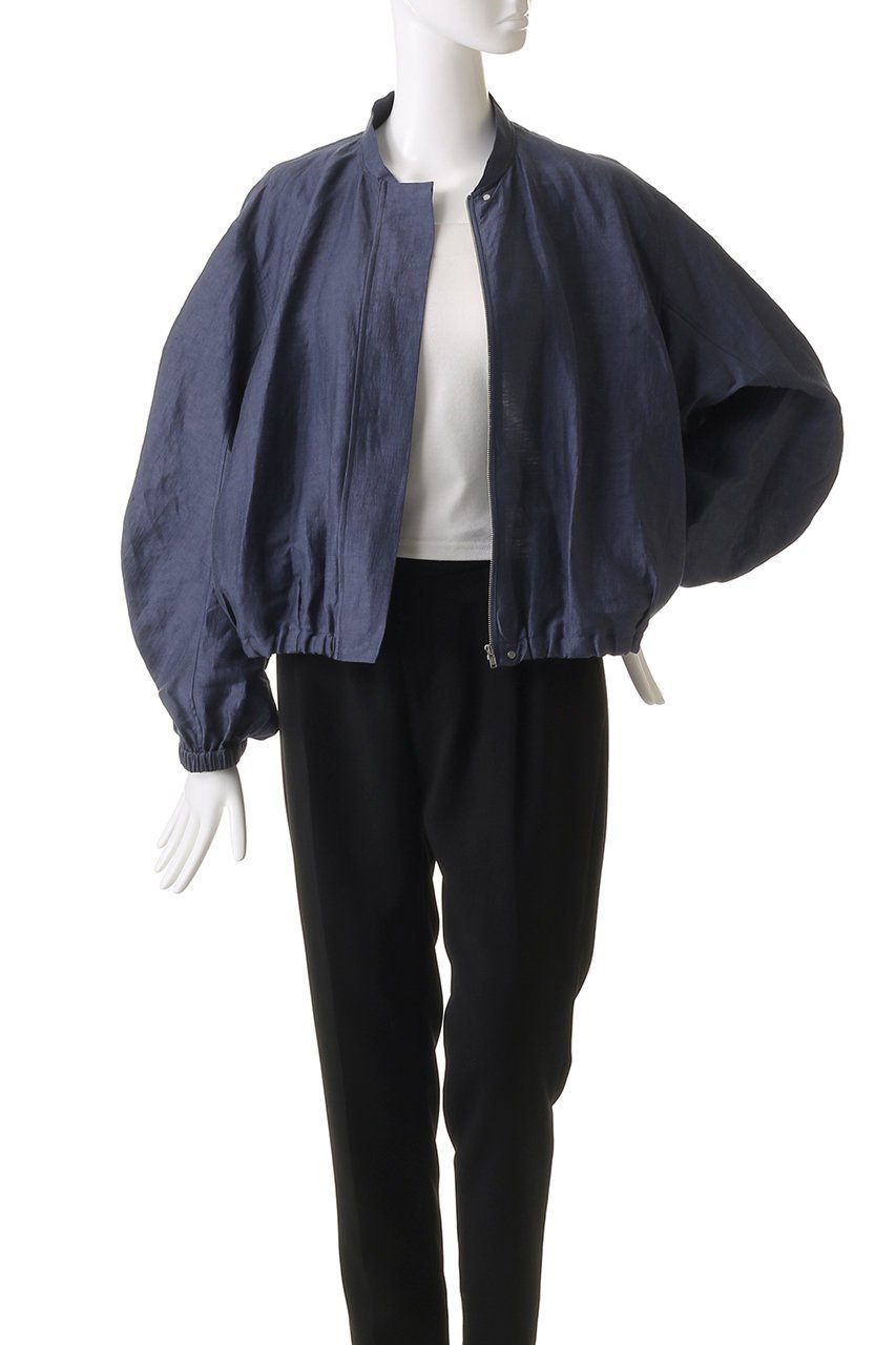 【ハウス オブ ロータス/HOUSE OF LOTUS】のMA1ブルゾン 人気、トレンドファッション・服の通販 founy(ファニー) 　ファッション　Fashion　レディースファッション　WOMEN　アウター　Coat Outerwear　ジャケット　Jackets　ブルゾン　Blouson/Jackets　ギャザー　Gather　ジャケット　Jacket　フェミニン　Feminine　ブルゾン　Blouson　ミックス　Mix　リネン　Linen　夏　Summer　NEW・新作・新着・新入荷　New Arrivals　other-7|ID: prp329100004560550 ipo3291000000032244331
