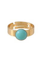 【セシル エ ジャンヌ/CECILE ET JEANNE】のサイズフリー ヴェールリングM ゴールドターコイズ|ID: prp329100004560552 ipo3291000000036116315