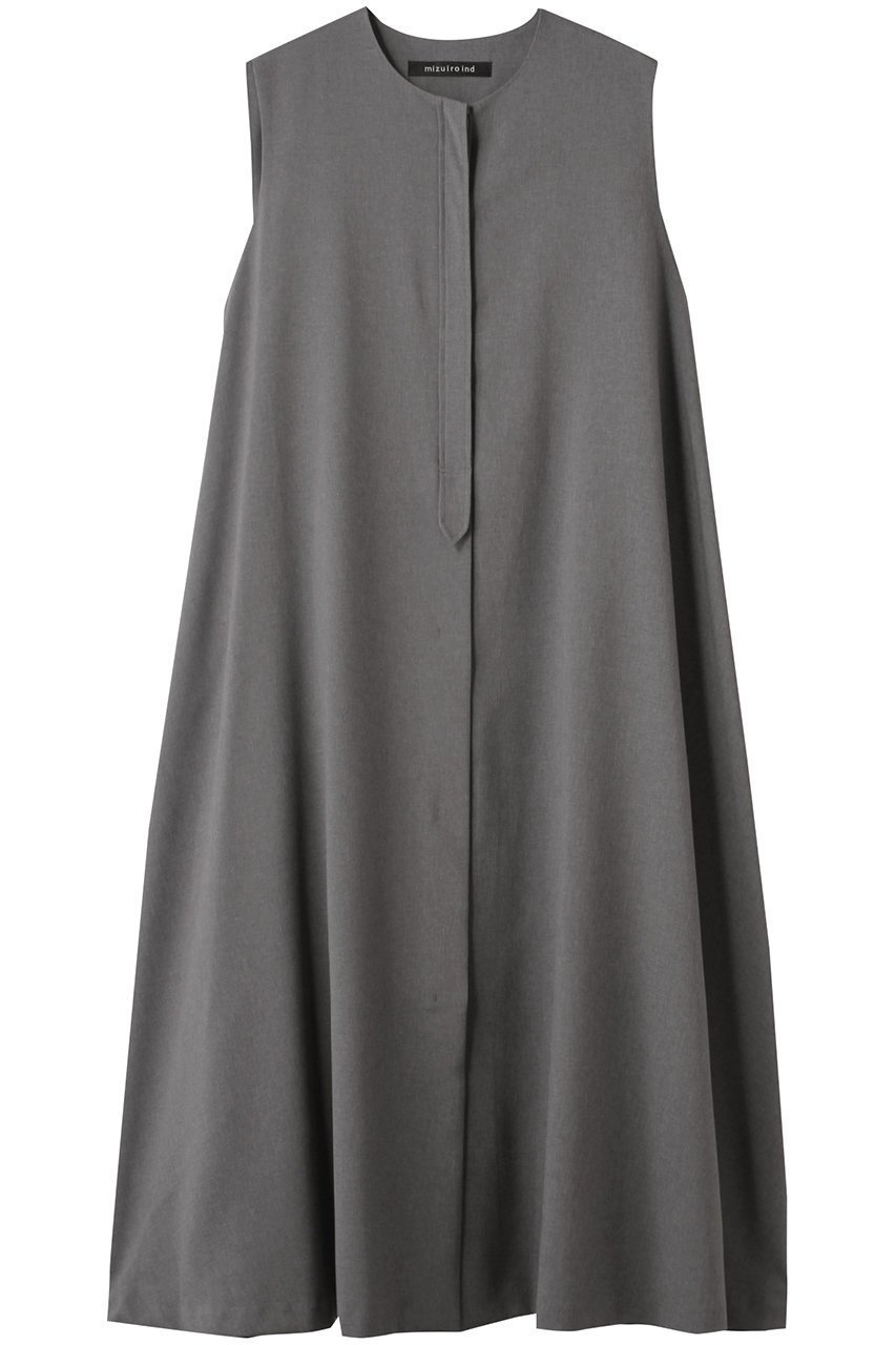 【ミズイロ インド/mizuiro ind】のpoplin N/S flare OP ワンピース インテリア・キッズ・メンズ・レディースファッション・服の通販 founy(ファニー) 　ファッション　Fashion　レディースファッション　Fashion for Women　ワンピース　Dresses　チュニック　Tunic Tops & Dresses　サマー　Summer, Summer Style　チュニック　Tunic, Long Top　ロング　Long, Long-Length　エレガント 上品　Elegant　gray|ID: prp329100004560565 ipo3291000000032513890