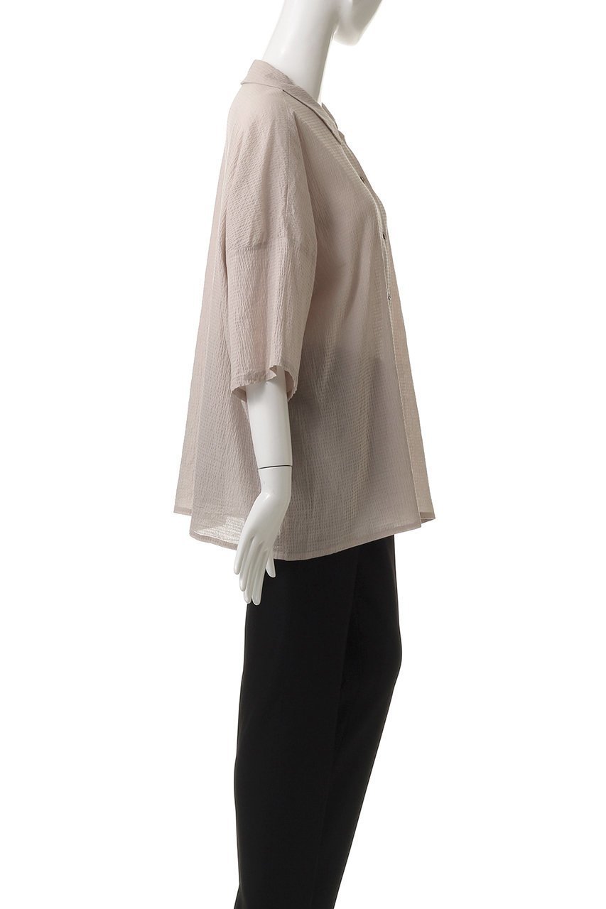【ミズイロ インド/mizuiro ind】のripple wide shirt シャツ 人気、トレンドファッション・服の通販 founy(ファニー) 　ファッション　Fashion　レディースファッション　WOMEN　トップス・カットソー　Tops/Tshirt　シャツ/ブラウス　Shirts/Blouses　ショート　Short　シンプル　Simple　スリーブ　Sleeve　ファブリック　Fabric　リラックス　Relax　ワイド　Wide　NEW・新作・新着・新入荷　New Arrivals　other-3|ID: prp329100004560567 ipo3291000000032244428