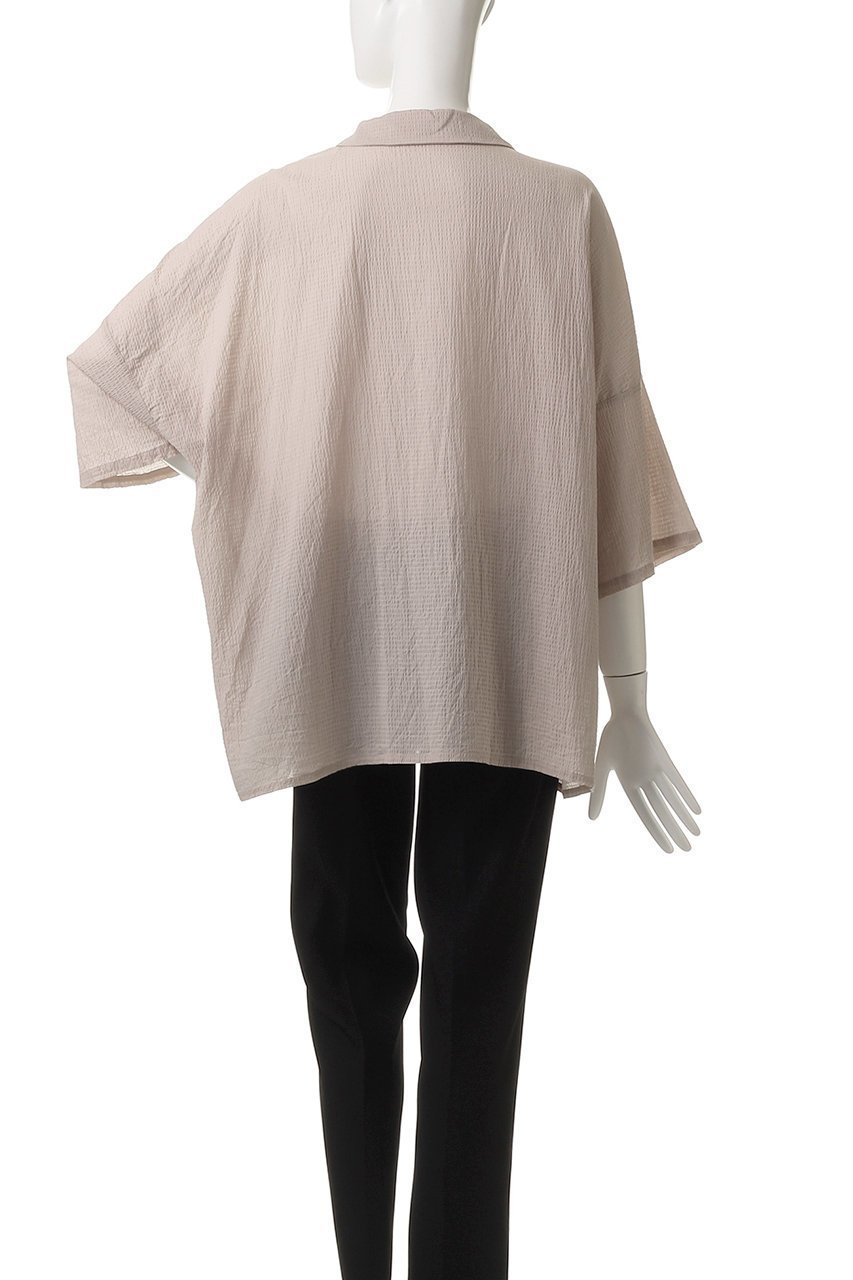 【ミズイロ インド/mizuiro ind】のripple wide shirt シャツ 人気、トレンドファッション・服の通販 founy(ファニー) 　ファッション　Fashion　レディースファッション　WOMEN　トップス・カットソー　Tops/Tshirt　シャツ/ブラウス　Shirts/Blouses　ショート　Short　シンプル　Simple　スリーブ　Sleeve　ファブリック　Fabric　リラックス　Relax　ワイド　Wide　NEW・新作・新着・新入荷　New Arrivals　other-4|ID: prp329100004560567 ipo3291000000032244429