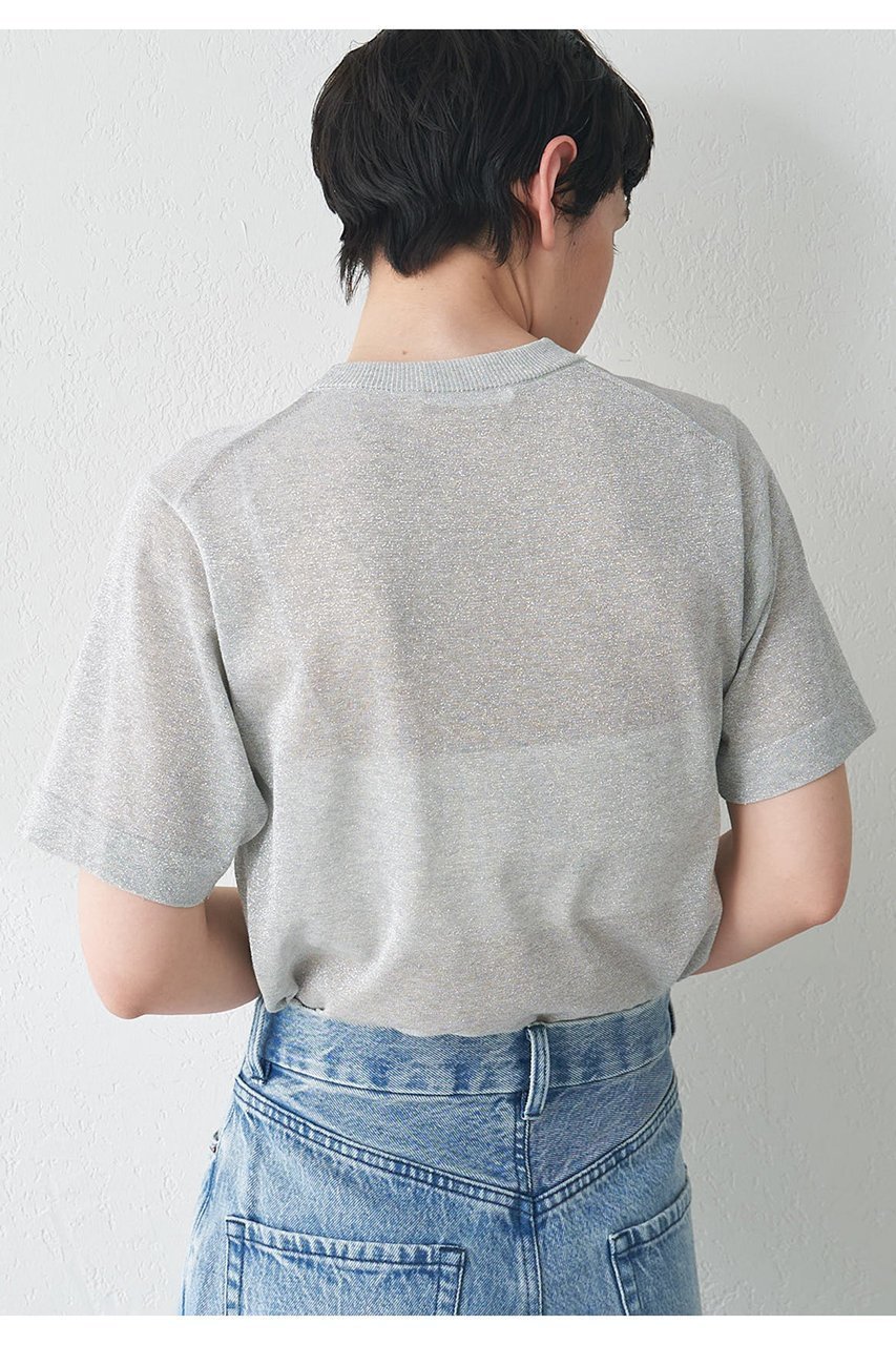 【ウィムガゼット/Whim Gazette】のラメプルオーバー 人気、トレンドファッション・服の通販 founy(ファニー) 　ファッション　Fashion　レディースファッション　WOMEN　トップス・カットソー　Tops/Tshirt　ニット　Knit Tops　プルオーバー　Pullover　おすすめ　Recommend　アンサンブル　Ensemble　インナー　Inner　カーディガン　Cardigan　シアー　Sheer　シルバー　Silver　ジャケット　Jacket　ボトム　Bottom　エレガント 上品　Elegant　半袖　Short Sleeve　NEW・新作・新着・新入荷　New Arrivals　other-3|ID: prp329100004560571 ipo3291000000032244460