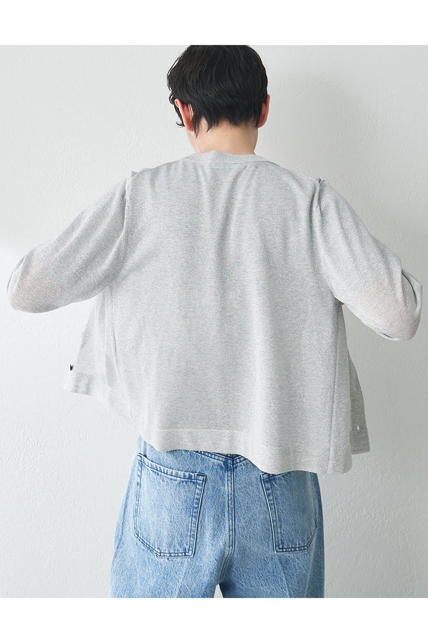 【ウィムガゼット/Whim Gazette】のラメカーディガン 人気、トレンドファッション・服の通販 founy(ファニー) 　ファッション　Fashion　レディースファッション　WOMEN　トップス・カットソー　Tops/Tshirt　ニット　Knit Tops　カーディガン　Cardigans　おすすめ　Recommend　アンサンブル　Ensemble　インナー　Inner　カーディガン　Cardigan　シアー　Sheer　シルバー　Silver　ジャケット　Jacket　プレーン　Plane　エレガント 上品　Elegant　夏　Summer　NEW・新作・新着・新入荷　New Arrivals　other-3|ID: prp329100004560572 ipo3291000000032244468