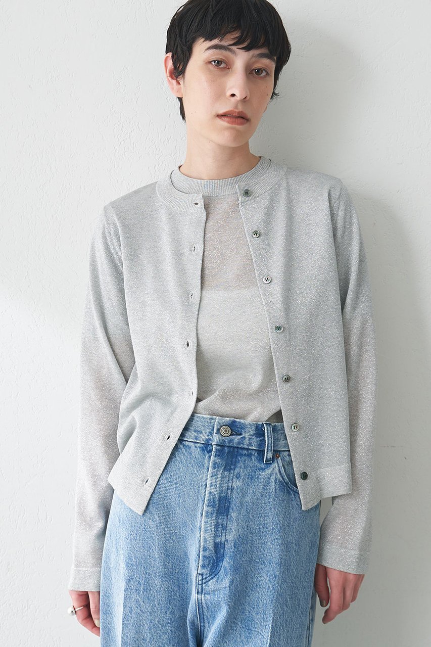 【ウィムガゼット/Whim Gazette】のラメカーディガン 人気、トレンドファッション・服の通販 founy(ファニー) 　ファッション　Fashion　レディースファッション　WOMEN　トップス・カットソー　Tops/Tshirt　ニット　Knit Tops　カーディガン　Cardigans　おすすめ　Recommend　アンサンブル　Ensemble　インナー　Inner　カーディガン　Cardigan　シアー　Sheer　シルバー　Silver　ジャケット　Jacket　プレーン　Plane　エレガント 上品　Elegant　夏　Summer　NEW・新作・新着・新入荷　New Arrivals　other-5|ID: prp329100004560572 ipo3291000000032244470