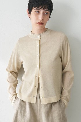 【ウィムガゼット/Whim Gazette】のラメカーディガン 人気、トレンドファッション・服の通販 founy(ファニー) ファッション Fashion レディースファッション Fashion for Women トップス・カットソー Cut & Sew Tops ニット Knit Tops & Sweaters カーディガン・羽織り Layered Style Cardigans おすすめ Recommended / Our Picks アンサンブル Ensemble Set インナー Innerwear カーディガン Cardigan, Knitwear シアー Sheer, See-Through シルバー Silver, Metallic Silver ジャケット Jacket, Outerwear プレーン Plain, Simple エレガント 上品 Elegant 夏 Summer |ID:prp329100004560572