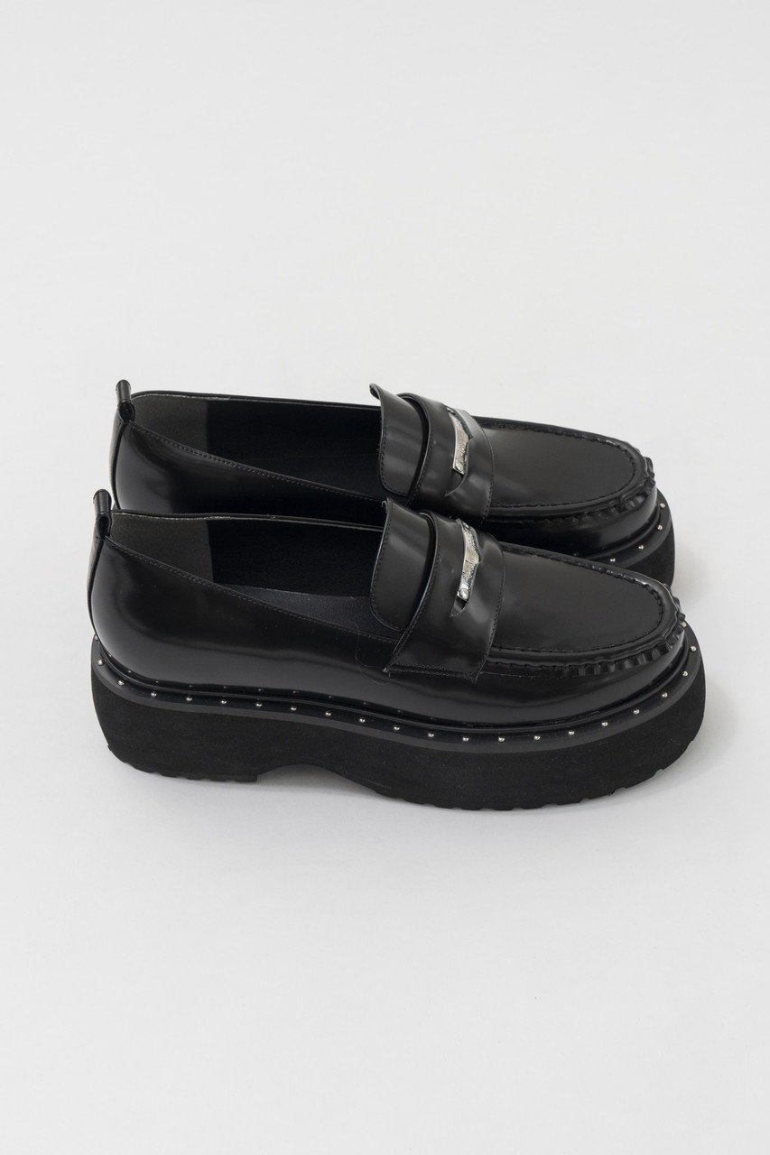 【プランク プロジェクト/PRANK PROJECT】のスタッズローファー / Studs Loafers 人気、トレンドファッション・服の通販 founy(ファニー) 　ファッション　Fashion　レディースファッション　WOMEN　シェイプ　Shape　シューズ　Shoes　シンプル　Simple　スタッズ　Studs　トレンド　Trend　フラット　Flat　プレート　Plate　other-5|ID: prp329100004560575 ipo3291000000032244497