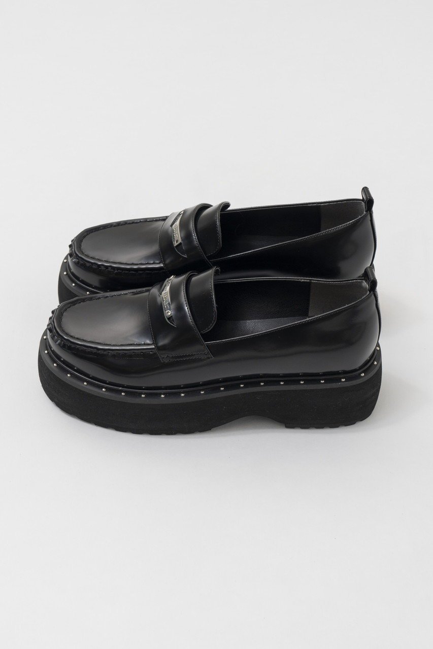 【プランク プロジェクト/PRANK PROJECT】のスタッズローファー / Studs Loafers 人気、トレンドファッション・服の通販 founy(ファニー) 　ファッション　Fashion　レディースファッション　Fashion for Women　シェイプ　Shape, Slim Fit　シューズ　Shoes, Footwear　シンプル　Simple, Minimal　スタッズ　Studs, Metal Accents　トレンド　Trend, Trending Now　フラット　Flat, Flat Shoes　プレート　Plate, Dish　other-3|ID: prp329100004560575 ipo3291000000035614856