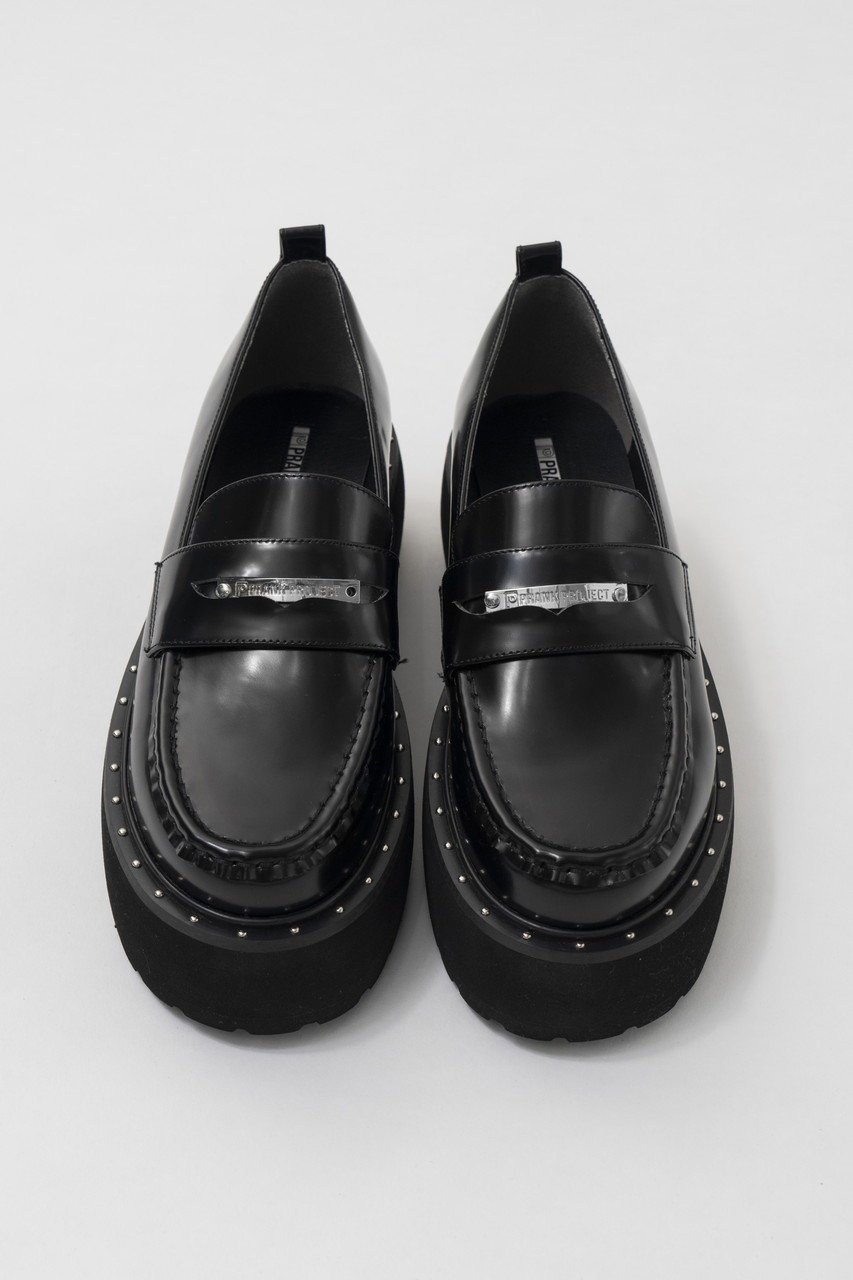 【プランク プロジェクト/PRANK PROJECT】のスタッズローファー / Studs Loafers 人気、トレンドファッション・服の通販 founy(ファニー) 　ファッション　Fashion　レディースファッション　Fashion for Women　シェイプ　Shape, Slim Fit　シューズ　Shoes, Footwear　シンプル　Simple, Minimal　スタッズ　Studs, Metal Accents　トレンド　Trend, Trending Now　フラット　Flat, Flat Shoes　プレート　Plate, Dish　other-2|ID: prp329100004560575 ipo3291000000036037577