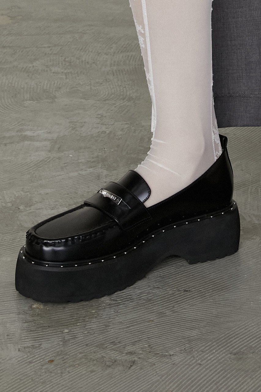 【プランク プロジェクト/PRANK PROJECT】のスタッズローファー / Studs Loafers 人気、トレンドファッション・服の通販 founy(ファニー) 　ファッション　Fashion　レディースファッション　Fashion for Women　シェイプ　Shape, Slim Fit　シューズ　Shoes, Footwear　シンプル　Simple, Minimal　スタッズ　Studs, Metal Accents　トレンド　Trend, Trending Now　フラット　Flat, Flat Shoes　プレート　Plate, Dish　other-7|ID: prp329100004560575 ipo3291000000036037588