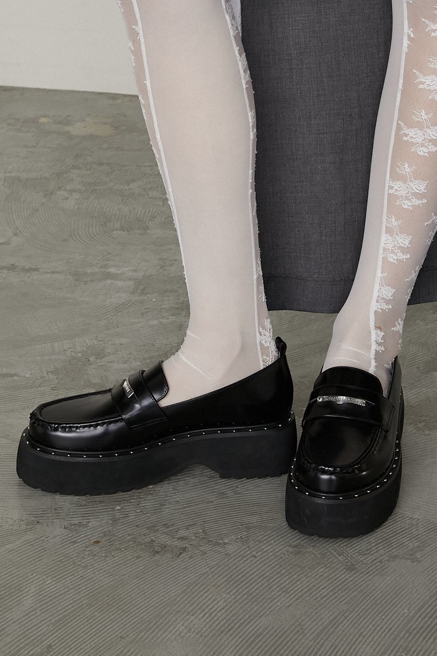 【プランク プロジェクト/PRANK PROJECT】のスタッズローファー / Studs Loafers 人気、トレンドファッション・服の通販 founy(ファニー) 　ファッション　Fashion　レディースファッション　Fashion for Women　シェイプ　Shape, Slim Fit　シューズ　Shoes, Footwear　シンプル　Simple, Minimal　スタッズ　Studs, Metal Accents　トレンド　Trend, Trending Now　フラット　Flat, Flat Shoes　プレート　Plate, Dish　other-8|ID: prp329100004560575 ipo3291000000036037590
