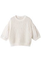 【ハウス オブ ロータス/HOUSE OF LOTUS】のペーパーポリエステルパフスリーブプルオーバー ホワイト|ID: prp329100004560577 ipo3291000000032244512
