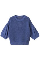 【ハウス オブ ロータス/HOUSE OF LOTUS】のペーパーポリエステルパフスリーブプルオーバー ブルー|ID: prp329100004560577 ipo3291000000032244514