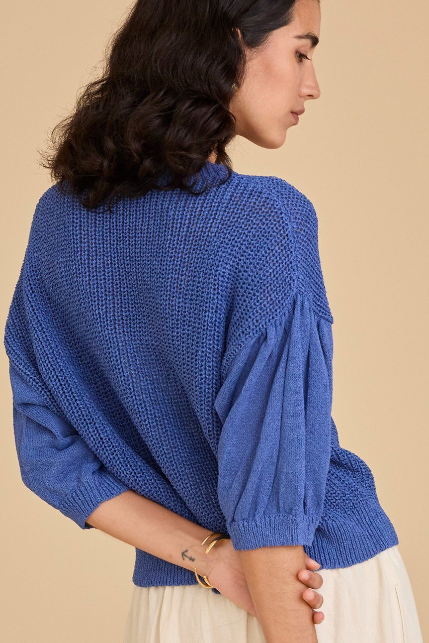 【ハウス オブ ロータス/HOUSE OF LOTUS】のペーパーポリエステルパフスリーブプルオーバー 人気、トレンドファッション・服の通販 founy(ファニー) 　ファッション　Fashion　レディースファッション　Fashion for Women　トップス・カットソー　Cut & Sew Tops　ニット　Knit Tops & Sweaters　カジュアルプルオーバー・ニットトップス　Pullovers & Knit Tops / Casual Pullovers　インナー　Innerwear　ジャケット　Jacket, Outerwear　スリーブ　Sleeve, Long Sleeve / Short Sleeve　ペーパー　Paper, Kraft Paper　other-8|ID: prp329100004560577 ipo3291000000032813643
