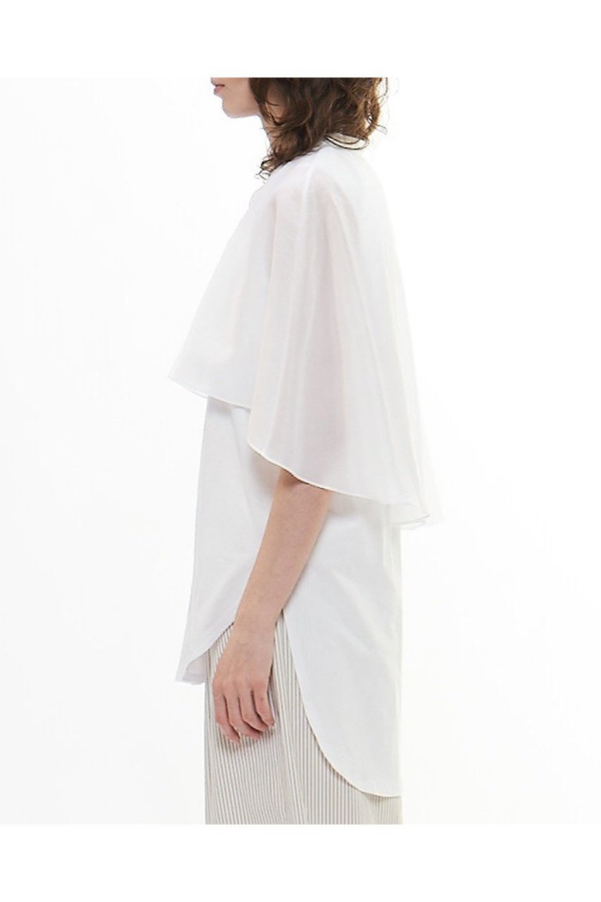 【プレインピープル/PLAIN PEOPLE】のサイロプレミアムドッキングブラウス 人気、トレンドファッション・服の通販 founy(ファニー) 　ファッション　Fashion　レディースファッション　WOMEN　トップス・カットソー　Tops/Tshirt　シャツ/ブラウス　Shirts/Blouses　おすすめ　Recommend　オーガンジー　Organdy　ショート　Short　ジャージ　Jersey　スリーブ　Sleeve　ドッキング　Docking　ノースリーブ　No Sleeve　バランス　Balance　NEW・新作・新着・新入荷　New Arrivals　other-2|ID: prp329100004560602 ipo3291000000032244788
