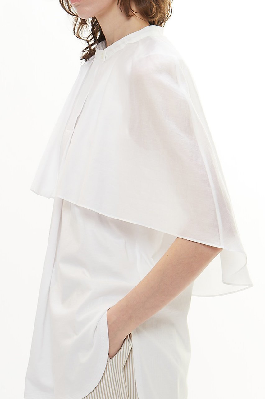 【プレインピープル/PLAIN PEOPLE】のサイロプレミアムドッキングブラウス 人気、トレンドファッション・服の通販 founy(ファニー) 　ファッション　Fashion　レディースファッション　WOMEN　トップス・カットソー　Tops/Tshirt　シャツ/ブラウス　Shirts/Blouses　おすすめ　Recommend　オーガンジー　Organdy　ショート　Short　ジャージ　Jersey　スリーブ　Sleeve　ドッキング　Docking　ノースリーブ　No Sleeve　バランス　Balance　NEW・新作・新着・新入荷　New Arrivals　other-6|ID: prp329100004560602 ipo3291000000032244792