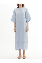 【プレインピープル/PLAIN PEOPLE】のキャンブリックリネンダブルピコット刺繍ワンピース サックス|ID: prp329100004560603 ipo3291000000032244795
