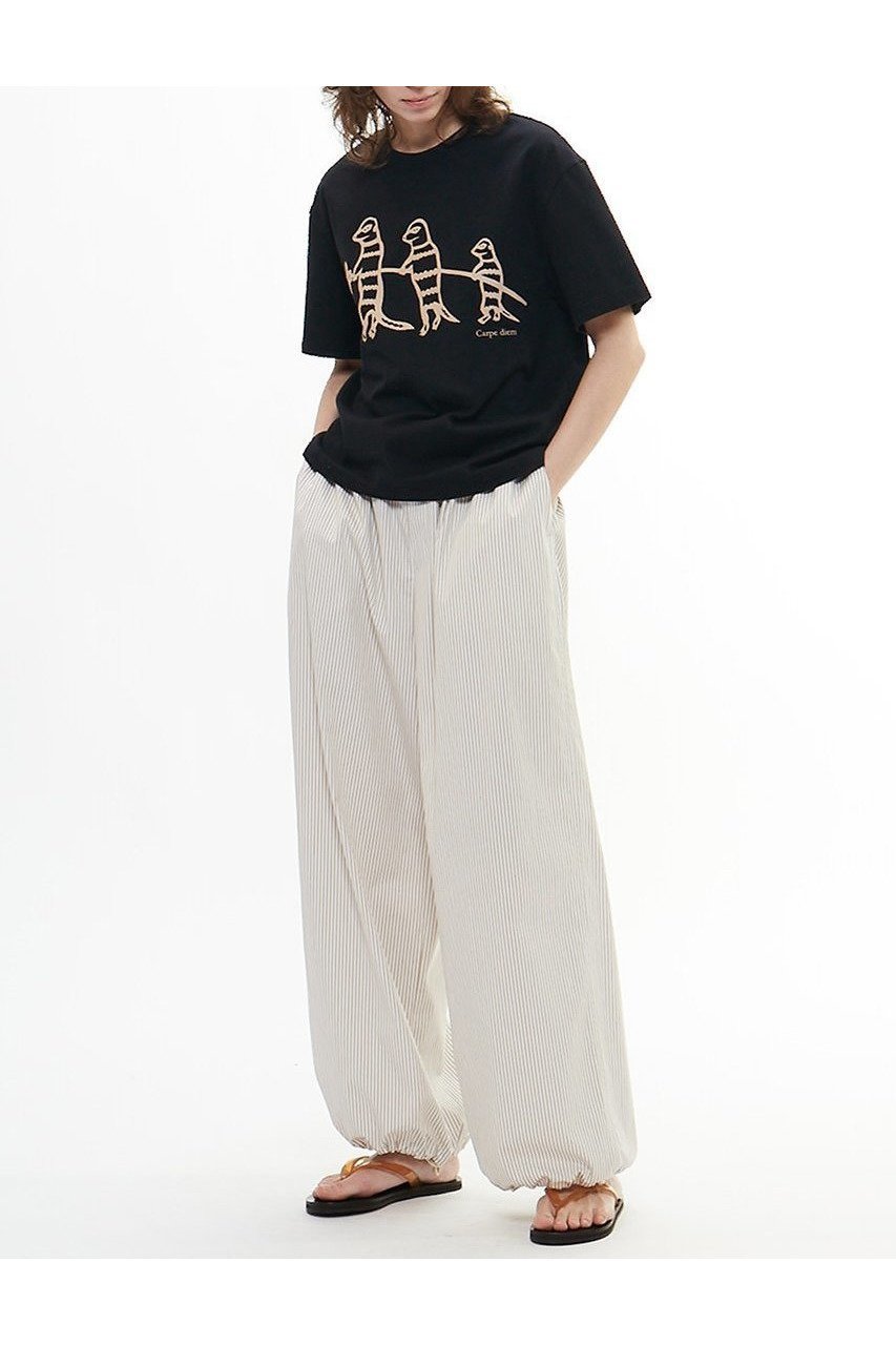 【プレインピープル/PLAIN PEOPLE】のストライプタイプライターイージーパンツ インテリア・キッズ・メンズ・レディースファッション・服の通販 founy(ファニー) 　ファッション　Fashion　レディースファッション　WOMEN　パンツ　Pants　タイプライター　Typewriter　ドローコード　Draw Cord　リラックス　Relax　NEW・新作・新着・新入荷　New Arrivals　ライトベージュ|ID: prp329100004560604 ipo3291000000032244803