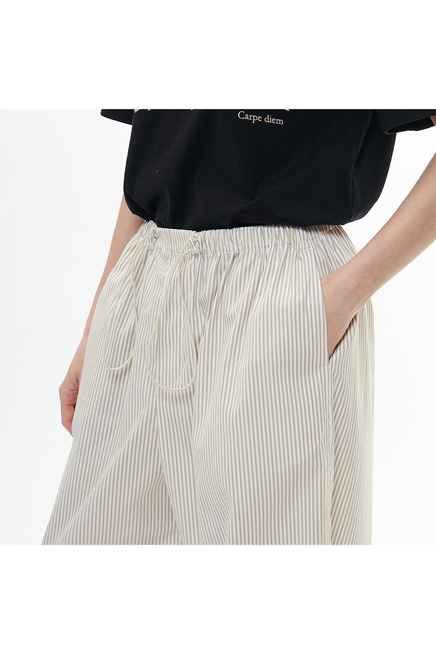【プレインピープル/PLAIN PEOPLE】のストライプタイプライターイージーパンツ 人気、トレンドファッション・服の通販 founy(ファニー) 　ファッション　Fashion　レディースファッション　WOMEN　パンツ　Pants　タイプライター　Typewriter　ドローコード　Draw Cord　リラックス　Relax　NEW・新作・新着・新入荷　New Arrivals　other-2|ID: prp329100004560604 ipo3291000000032244804