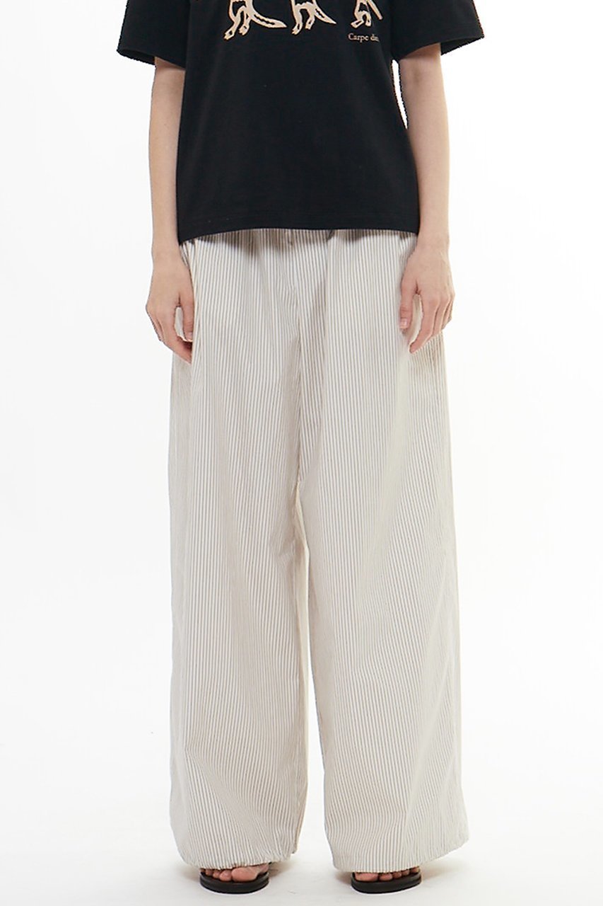 【プレインピープル/PLAIN PEOPLE】のストライプタイプライターイージーパンツ 人気、トレンドファッション・服の通販 founy(ファニー) 　ファッション　Fashion　レディースファッション　WOMEN　パンツ　Pants　タイプライター　Typewriter　ドローコード　Draw Cord　リラックス　Relax　NEW・新作・新着・新入荷　New Arrivals　other-7|ID: prp329100004560604 ipo3291000000032244809