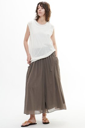 【プレインピープル/PLAIN PEOPLE】のボイルギャザースカート風パンツ 人気、トレンドファッション・服の通販 founy(ファニー) ファッション Fashion レディースファッション Fashion for Women スカート Skirts パンツ Pants & Trousers ギャザー Gathered, Ruffled 再入荷 Restock / Back in Stock 夏 Summer |ID:prp329100004560606