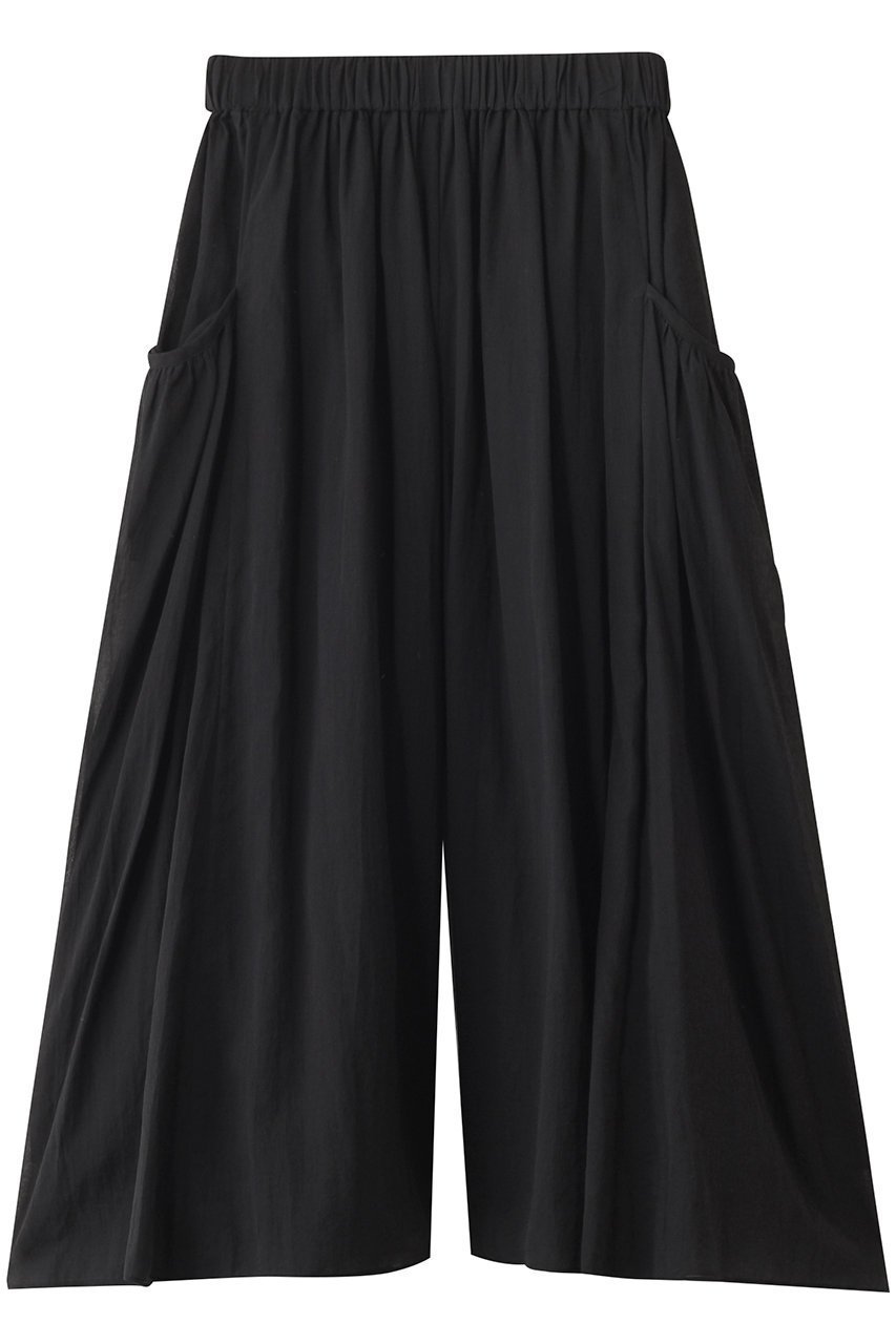 【プレインピープル/PLAIN PEOPLE】のボイルギャザースカート風パンツ インテリア・キッズ・メンズ・レディースファッション・服の通販 founy(ファニー) 　ファッション　Fashion　レディースファッション　Fashion for Women　スカート　Skirts　パンツ　Pants & Trousers　ギャザー　Gathered, Ruffled　夏　Summer　ブラック|ID: prp329100004560606 ipo3291000000035815519