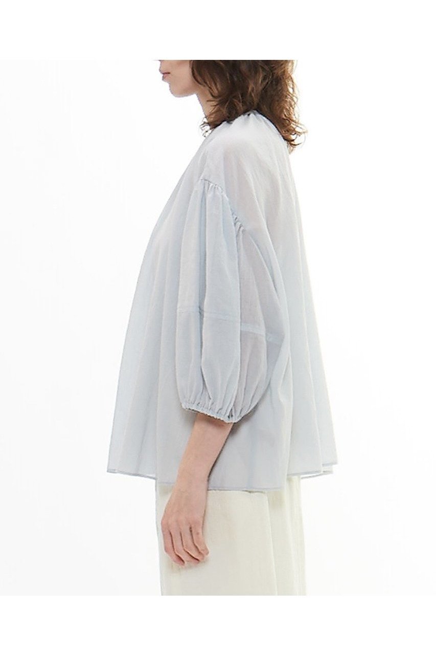 【プレインピープル/PLAIN PEOPLE】のボイルギャザーブラウス 人気、トレンドファッション・服の通販 founy(ファニー) 　ファッション　Fashion　レディースファッション　WOMEN　トップス・カットソー　Tops/Tshirt　シャツ/ブラウス　Shirts/Blouses　ギャザー　Gather　スリーブ　Sleeve　ロング　Long　NEW・新作・新着・新入荷　New Arrivals　other-2|ID: prp329100004560607 ipo3291000000032244826
