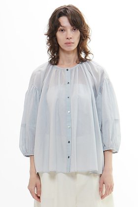 【プレインピープル/PLAIN PEOPLE】のボイルギャザーブラウス 人気、トレンドファッション・服の通販 founy(ファニー) ファッション Fashion レディースファッション Fashion for Women トップス・カットソー Cut & Sew Tops シャツ・ブラウス・オフィスカジュアル Elegant Blouses & Button-Ups ギャザー Gathered, Ruffled スリーブ Sleeve, Long Sleeve / Short Sleeve ロング Long, Long-Length 新作・新入荷 New Arrivals / New In |ID:prp329100004560607