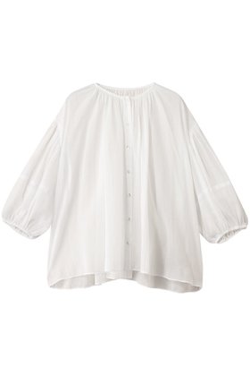 【プレインピープル/PLAIN PEOPLE】 ボイルギャザーブラウス人気、トレンドファッション・服の通販 founy(ファニー) ファッション Fashion レディースファッション Fashion for Women トップス・カットソー Cut & Sew Tops シャツ・ブラウス・オフィスカジュアル Elegant Blouses & Button-Ups ギャザー Gathered, Ruffled スリーブ Sleeve, Long Sleeve / Short Sleeve ロング Long, Long-Length |ID:prp329100004560607