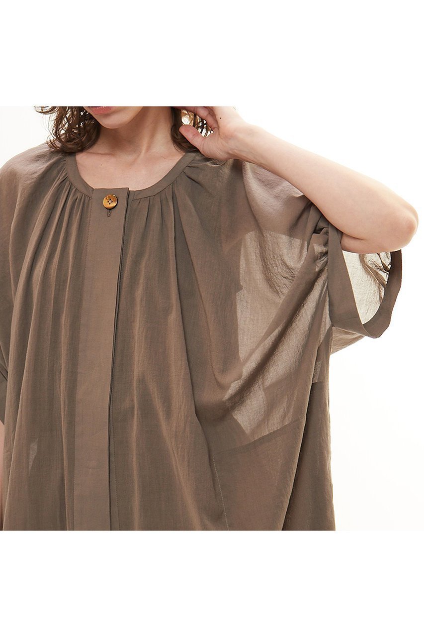 【プレインピープル/PLAIN PEOPLE】のボイルクルーネックドレス 人気、トレンドファッション・服の通販 founy(ファニー) 　ファッション　Fashion　レディースファッション　WOMEN　ワンピース　Dress　ドレス　Party Dresses　チュニック　Tunic　アンダー　Under　チュニック　Tunic　ドレス　Dress　プリント　Print　ロング　Long　NEW・新作・新着・新入荷　New Arrivals　羽織　Haori　other-6|ID: prp329100004560608 ipo3291000000032244835