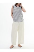 【プレインピープル/PLAIN PEOPLE】のダブルガーゼカーブパンツ アイボリー|ID: prp329100004560610 ipo3291000000032244846