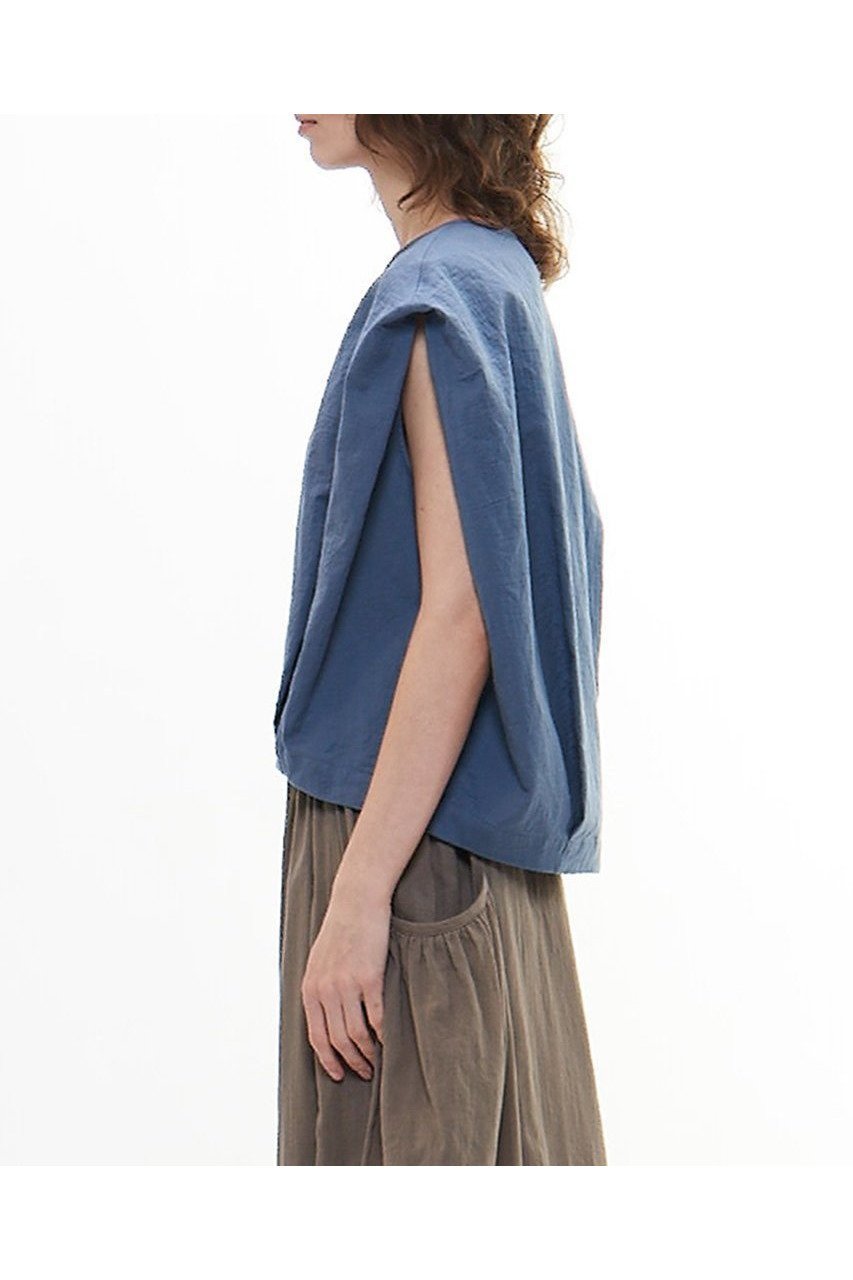 【プレインピープル/PLAIN PEOPLE】のダブルガーゼコクーンシルエットショート丈トップス 人気、トレンドファッション・服の通販 founy(ファニー) 　ファッション　Fashion　レディースファッション　WOMEN　トップス・カットソー　Tops/Tshirt　シャツ/ブラウス　Shirts/Blouses　おすすめ　Recommend　ショート　Short　スリーブ　Sleeve　ダブル　Double　ワッシャー　Washer　NEW・新作・新着・新入荷　New Arrivals　other-2|ID: prp329100004560611 ipo3291000000032244855