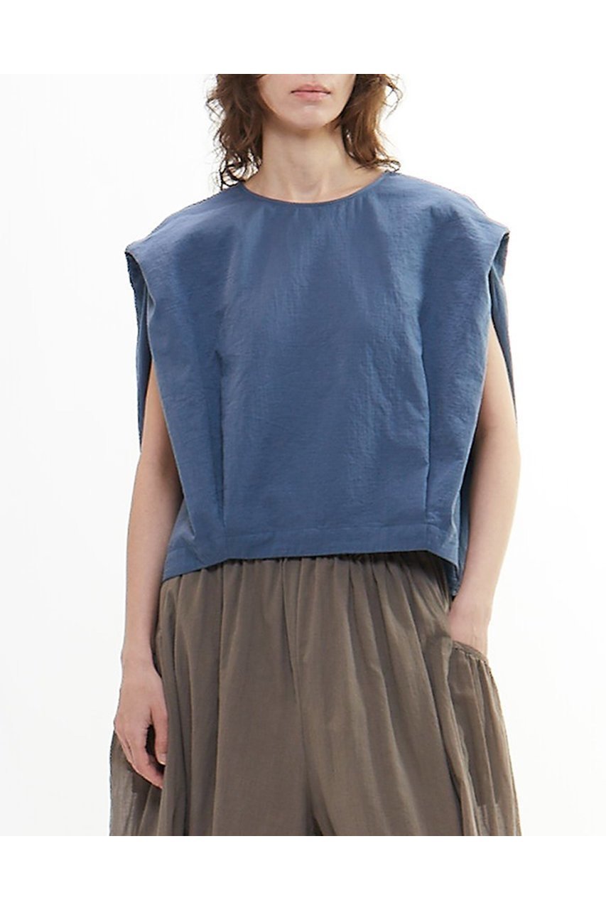 【プレインピープル/PLAIN PEOPLE】のダブルガーゼコクーンシルエットショート丈トップス 人気、トレンドファッション・服の通販 founy(ファニー) 　ファッション　Fashion　レディースファッション　WOMEN　トップス・カットソー　Tops/Tshirt　シャツ/ブラウス　Shirts/Blouses　おすすめ　Recommend　ショート　Short　スリーブ　Sleeve　ダブル　Double　ワッシャー　Washer　NEW・新作・新着・新入荷　New Arrivals　other-4|ID: prp329100004560611 ipo3291000000032244857