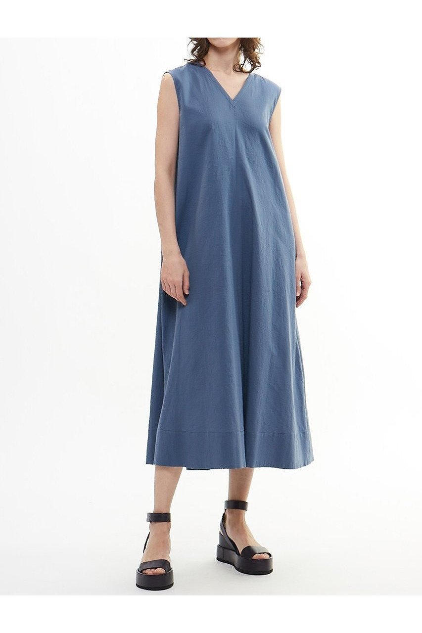 【プレインピープル/PLAIN PEOPLE】のダブルガーゼVネックノースリーブワンピース 人気、トレンドファッション・服の通販 founy(ファニー) 　ファッション　Fashion　レディースファッション　WOMEN　ワンピース　Dress　チュニック　Tunic　ダブル　Double　チュニック　Tunic　ノースリーブ　No Sleeve　ロング　Long　ワッシャー　Washer　NEW・新作・新着・新入荷　New Arrivals　other-7|ID: prp329100004560612 ipo3291000000032244871