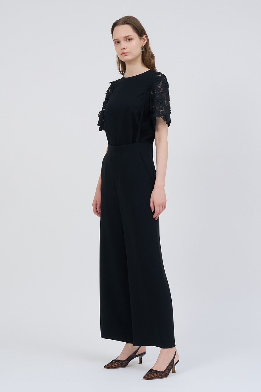 【アナイ/ANAYI】のコンパクトポンチスカラップ袖 プルオーバー 人気、トレンドファッション・服の通販 founy(ファニー) 　ファッション　Fashion　レディースファッション　Fashion for Women　トップス・カットソー　Cut & Sew Tops　シャツ・ブラウス・オフィスカジュアル　Elegant Blouses & Button-Ups　ロングTシャツ・Tシャツ　Longline T-Shirts & Tees　カジュアルプルオーバー・ニットトップス　Pullovers & Knit Tops / Casual Pullovers　カットソー・ベーシックTシャツ　Cut-and-Sewn Tops / Stretch Tees & Basics　カットソー　Cut and Sewn Top　クロップド　Cropped, Short Length　コンパクト　Compact, Small Size　コンビ　Combo, Combination Style　ショート　Short, Short Length　スリーブ　Sleeve, Long Sleeve / Short Sleeve　フラワー　Flower, Floral　レース　Lace, Lace Fabric　ワーク　Workwear, Utility Style　エレガント 上品　Elegant　other-5|ID: prp329100004560638 ipo3291000000032814099