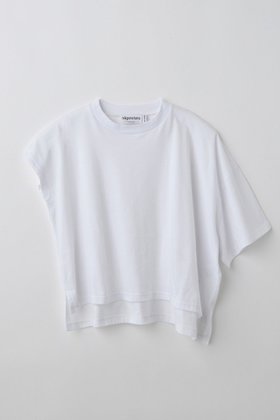 【ナゴンスタンス/nagonstans】 【6/4 12:00販売開始】ハイゲージソフト天竺 アンバランスT/SH Tシャツ人気、トレンドファッション・服の通販 founy(ファニー) ファッション Fashion レディースファッション WOMEN トップス・カットソー Tops/Tshirt シャツ/ブラウス Shirts/Blouses ロング / Tシャツ T-Shirts カットソー Cut and Sewn アシンメトリー Asymmetry ショート Short シンプル Simple スリーブ Sleeve バランス Balance |ID:prp329100004562019