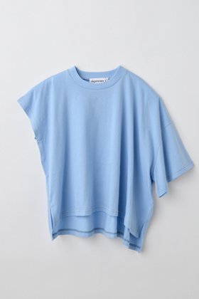 【ナゴンスタンス/nagonstans】 【6/4 12:00販売開始】ソフト天竺 アンバランスT/SH Tシャツ人気、トレンドファッション・服の通販 founy(ファニー) ファッション Fashion レディースファッション WOMEN トップス・カットソー Tops/Tshirt シャツ/ブラウス Shirts/Blouses ロング / Tシャツ T-Shirts カットソー Cut and Sewn アシンメトリー Asymmetry ショート Short シンプル Simple スリーブ Sleeve |ID:prp329100004562020