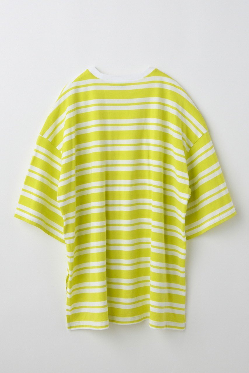 【ナゴンスタンス/nagonstans】のBorder T/SH Tシャツ 人気、トレンドファッション・服の通販 founy(ファニー) 　ファッション　Fashion　レディースファッション　Fashion for Women　トップス・カットソー　Cut & Sew Tops　シャツ・ブラウス・オフィスカジュアル　Elegant Blouses & Button-Ups　ロングTシャツ・Tシャツ　Longline T-Shirts & Tees　カットソー・ベーシックTシャツ　Cut-and-Sewn Tops / Stretch Tees & Basics　おすすめ　Recommended / Our Picks　ショート　Short, Short Length　スリーブ　Sleeve, Long Sleeve / Short Sleeve　ボックス　Boxy, Box Shape　ボーダー　Border, Stripe　other-2|ID: prp329100004562023 ipo3291000000032256872