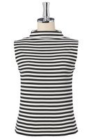 【デイジーリン/DAISY LIN】のBorder Knit Top “Stylish French” 人気、トレンドファッション・服の通販 founy(ファニー) ファッション Fashion レディースファッション WOMEN トップス・カットソー Tops/Tshirt ニット Knit Tops キャミソール / ノースリーブ No Sleeves シャツ/ブラウス Shirts/Blouses ロング / Tシャツ T-Shirts カットソー Cut and Sewn おすすめ Recommend キャミソール Camisole タンク Tank ノースリーブ No Sleeve ボトルネック Bottleneck ボーダー Border モダン Modern ワイド Wide エレガント 上品 Elegant 人気 Popularity 再入荷 Restock/Back In Stock/Re Arrival 夏 Summer |ID:prp329100004562025