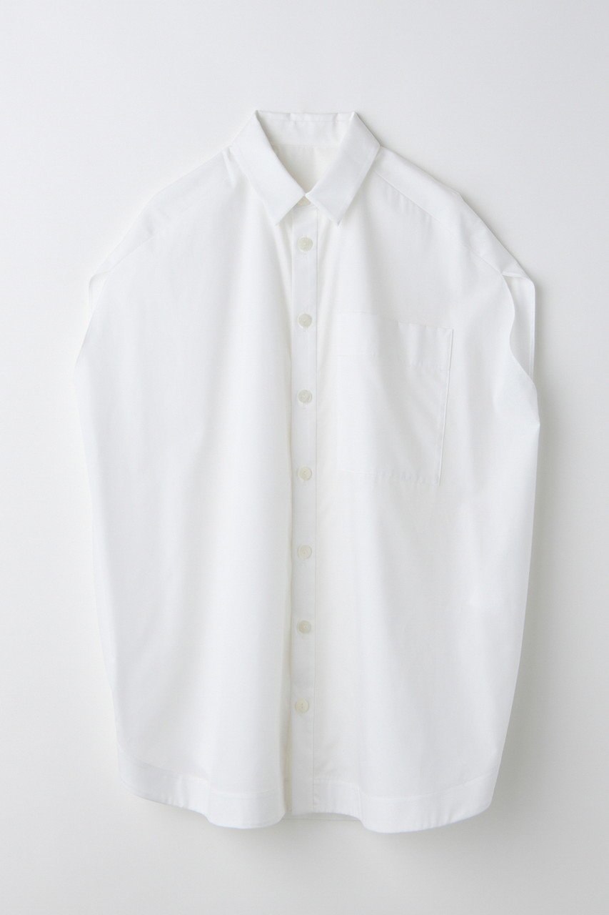 【エンフォルド/ENFOLD】の【6/4 12:00販売開始】CIRCLE SLEEVELESS-SHIRT/シャツ 人気、トレンドファッション・服の通販 founy(ファニー) 　ファッション　Fashion　レディースファッション　WOMEN　トップス・カットソー　Tops/Tshirt　シャツ/ブラウス　Shirts/Blouses　サークル　Circle　ショート　Short　スリーブ　Sleeve　ドレープ　Drape　パターン　Pattern　エレガント 上品　Elegant　NEW・新作・新着・新入荷　New Arrivals　 other-1|ID: prp329100004562030 ipo3291000000032256906