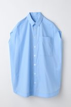 【エンフォルド/ENFOLD】のCIRCLE SLEEVELESS-SHIRT/シャツ ライトブルー|ID: prp329100004562030 ipo3291000000036393731