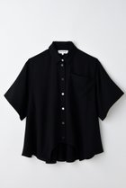 【エンフォルド/ENFOLD】のHALL SHIRT/シャツ ブラック|ID: prp329100004562033 ipo3291000000036393734