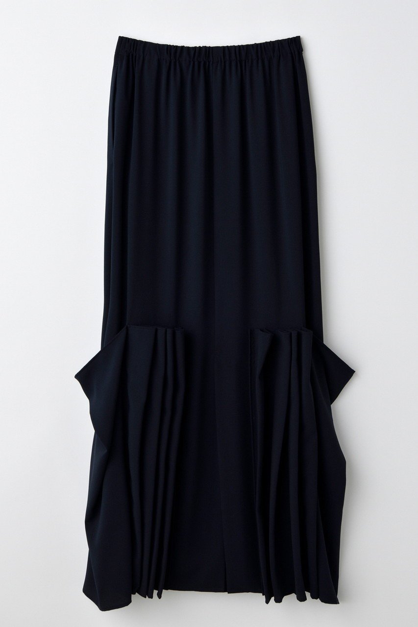 【エンフォルド/ENFOLD】のCONNECT-TACK SKIRT/スカート 人気、トレンドファッション・服の通販 founy(ファニー) 　ファッション　Fashion　レディースファッション　Fashion for Women　スカート　Skirts　ロングスカート　Long Skirts / Maxi & Midi Skirts　ジョーゼット　Georgette, Semi-Sheer Fabric　スリット　Slit, Slit Detail　ランダム　Random, Irregular　リラックス　Relax, Relaxed Fit　ロング　Long, Long-Length　エレガント 上品　Elegant　other-2|ID: prp329100004562034 ipo3291000000035764203