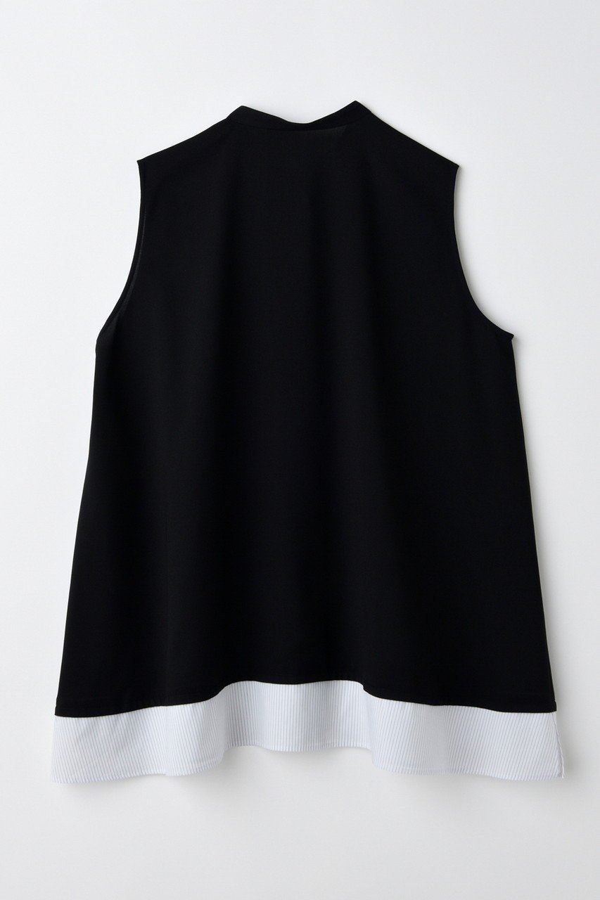 【エンフォルド/ENFOLD】のLAYERED A-LINE TANK-TOPS/タンクトップ 人気、トレンドファッション・服の通販 founy(ファニー) 　ファッション　Fashion　レディースファッション　Fashion for Women　トップス・カットソー　Cut & Sew Tops　キャミソール&ノースリーブ　Camisoles & Sleeveless Tops　シャツ・ブラウス・オフィスカジュアル　Elegant Blouses & Button-Ups　スリーブ　Sleeve, Long Sleeve / Short Sleeve　タンク　Tank Top, Sleeveless Top　ノースリーブ　Sleeveless, No-Sleeve　エレガント 上品　Elegant　other-2|ID: prp329100004562035 ipo3291000000035395509