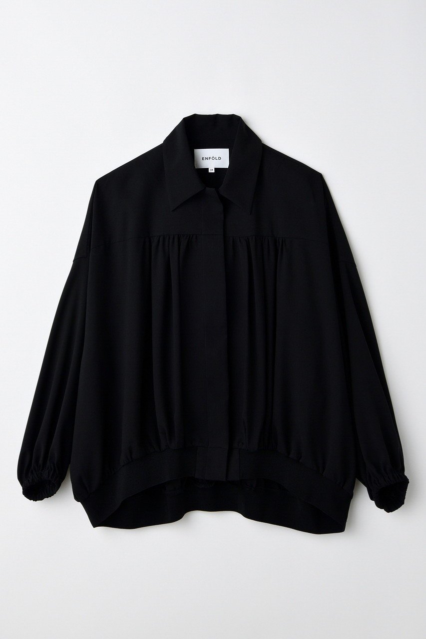 【エンフォルド/ENFOLD】のBLOUSON/ブルゾン インテリア・キッズ・メンズ・レディースファッション・服の通販 founy(ファニー) 　ファッション　Fashion　レディースファッション　Fashion for Women　アウター　Coat / Outerwear Collection　レディースジャケット・軽アウター　Jackets　ブルゾンジャケット・スポーティアウター　Blouson Jackets　おすすめ　Recommended / Our Picks　ギャザー　Gathered, Ruffled　ジャケット　Jacket, Outerwear　セットアップ　Set-Up, Coordinated Outfit　ブルゾン　Blouson, Bomber Jacket　ワイド　Wide, Wide Fit　ブラック|ID: prp329100004562036 ipo3291000000036906186