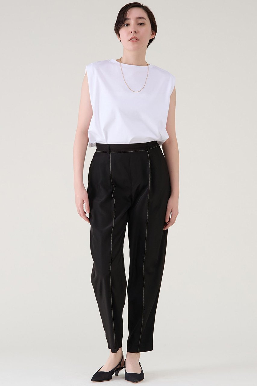 【マルティニーク/martinique】のシルキーファイユバレルパンツ 人気、トレンドファッション・服の通販 founy(ファニー) 　ファッション　Fashion　レディースファッション　Fashion for Women　パンツ　Pants & Trousers　おすすめ　Recommended / Our Picks　セットアップ　Set-Up, Coordinated Outfit　リラックス　Relax, Relaxed Fit　夏　Summer　春　Spring　S/S・春夏　SS, Spring/Summer, Warm Season　other-4|ID: prp329100004562039 ipo3291000000035724621