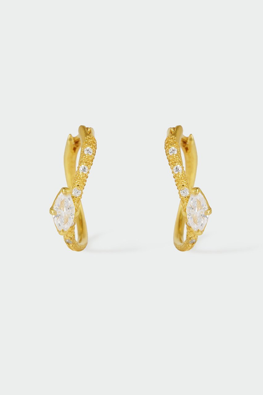 【アヤミ ジュエリー/AYAMI jewelry】のMarquise Flow ピアス インテリア・キッズ・メンズ・レディースファッション・服の通販 founy(ファニー) 　ファッション　Fashion　レディースファッション　WOMEN　ジュエリー　Jewelry　リング　Rings　イヤリング　Earrings　イヤリング　Earrings　シンプル　Simple　フェミニン　Feminine　フォルム　Form　フープ　Hoop　NEW・新作・新着・新入荷　New Arrivals　ゴールド|ID: prp329100004562042 ipo3291000000032256975